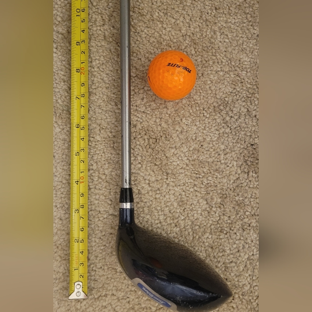 Golf club and one golf ball